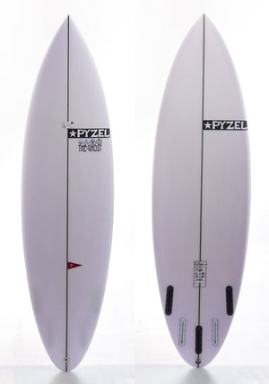 Pyzel 6'0 Ghost Squash Tail Short board with Futures Fins - Rider Shack