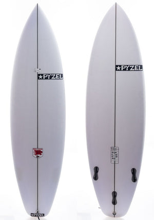 Pyzel 6'0 Red Tiger Shortboard Surfboard FCS II - Rider Shack