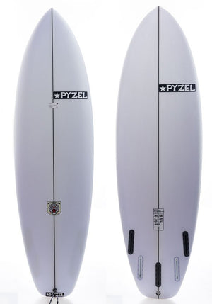 Pyzel 6'0 White Tiger Shortboard Surfboard Futures - Rider Shack