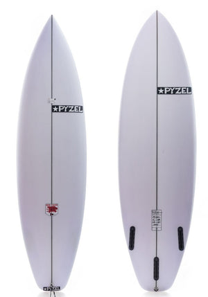 Pyzel 6'3 Red Tiger Shortboard Surfboard - Rider Shack