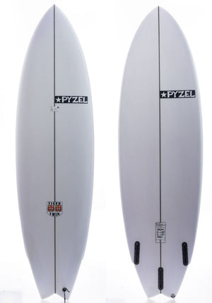 Pyzel 6'4 Tiger Twin Shortboard Surfboard - Rider Shack