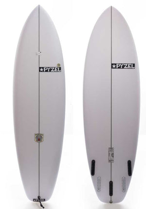Pyzel 6'4 White Tiger Surfboard - Rider Shack