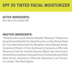 Raw Elements Tinted Bronze Face Moisturizer SPF 30 Bronze - Rider Shack