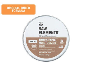 Raw Elements Tinted Bronze Face Moisturizer SPF 30 Bronze - Rider Shack