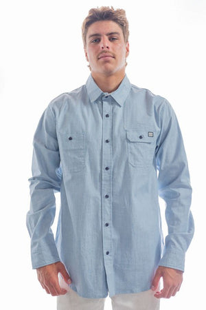 Rider Shack Chambray Workshirt - Rider Shack