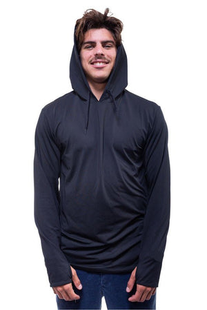 Rider Shack Cumulus Men's Hooded Longsleeve UPF 50+ Tee - Rider Shack