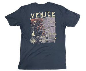 Rider Shack Venice Map Tee 3 Tone - Rider Shack