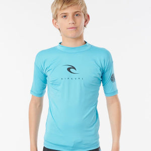 Rip Curl Boy's Corpo Short Sleeve Rash Guard - Rider Shack