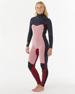 Rip Curl Women's Dawn Patrol 3/2mm Chest Zip Surfing Wetsuit - Rider Shack