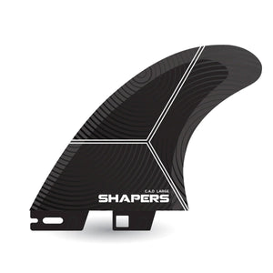 Shapers C.A.D. Thruster Large FCS2 Compatible All Around Fin Set - Rider Shack