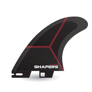 Shapers C.A.D. Thruster Medium FCS2 Compatible All Around Fin Set - Rider Shack