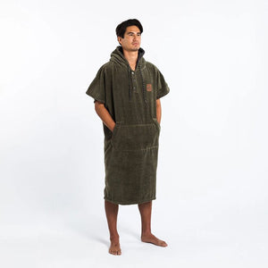Slowtide The Digs Pancho L/XL Green - Rider Shack