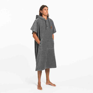 Slowtide The Digs Poncho L/XL Grey - Rider Shack