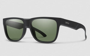 Smith Lowdown 2 ChromaPop Matte Black/Grey Green Sunglasses - Rider Shack
