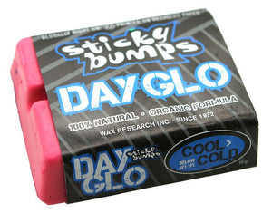 Sticky Bumps Surfboard Day Glo Cool/Cold Surf Wax - Rider Shack