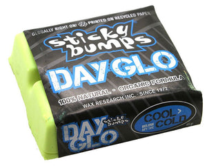 Sticky Bumps Surfboard Day Glo Cool/Cold Surf Wax - Rider Shack