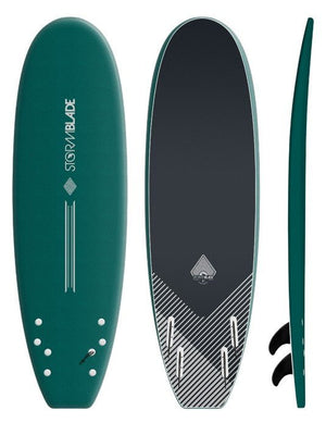 Storm Blade 6'6 Soft Top Quad Runner Surfboard - Rider Shack