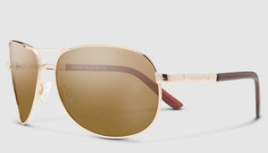 Suncloud Aviator Gold/Polar Gray Green Sunglasses - Rider Shack