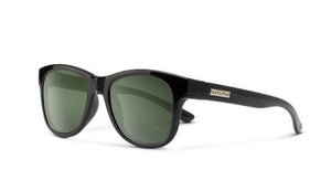Suncloud Leeway Black/Gray Green Sunglasses - Rider Shack