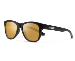 Suncloud Leeway Matte Black w Sienna Mirror Polar Lens - Rider Shack