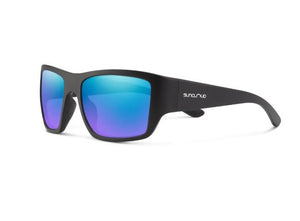 Suncloud Sculpin Matte Black Blue Mirror Polar Lens - Rider Shack