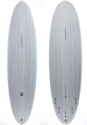 Thunderbolt 6'10 Moe Mini Light Blue (Red) Mid-Length Surfboard - Rider Shack