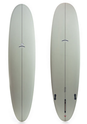 Thunderbolt 7'10 Parallax Plus Volan (Red) Mid-Length Surfboard - Rider Shack