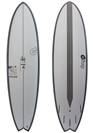 Torq 6'10 Fish Graphite White Carbon - Rider Shack