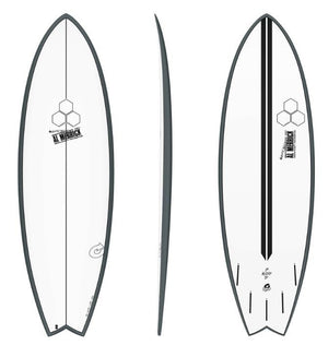 Torq 6'2 CI Pod Mod White Black Rails Shortboard Surfboard - Rider Shack
