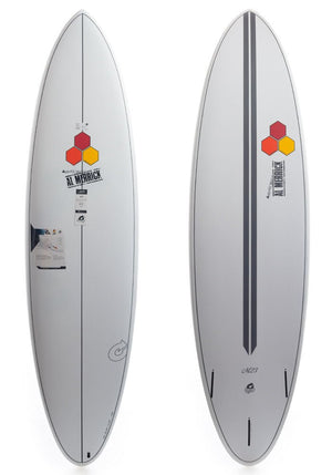 Torq 6'8 Channel Islands M23 Surfboard White + Pinline - Rider Shack
