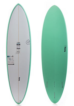 Torq 6'8 Fun Seagreen Pinline Funboard Surfboard - Rider Shack