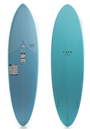 Torq 6'8 Fun Vortex All Blue Surfboard - Rider Shack