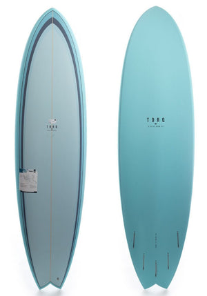 Torq 7'2 Fish Arrow All Blue Surfboard - Rider Shack