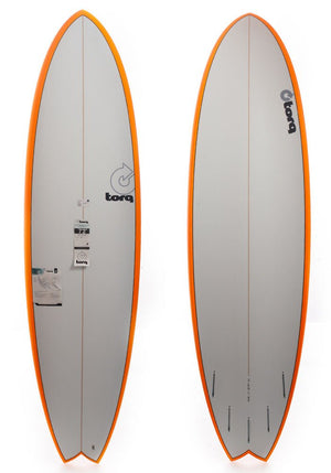 Torq 7'2 Fish Orange Surfboard - Rider Shack