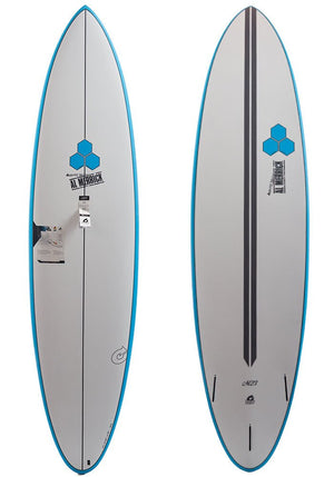 Torq 7'4 Blue Rail + Pinlines Channel Islands M23 Surfboard - Rider Shack