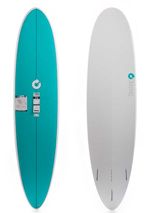 Torq 7'6 Fun Turquoise Deck Fun Surfboard - Rider Shack