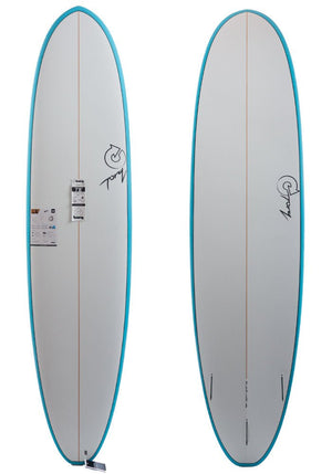 Torq 7'8 V+ Miami Blue Funboard Surfboard - Rider Shack
