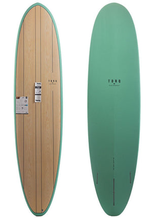 Torq 7'8 V+ Palm/Wood Funboard Surfboard - Rider Shack