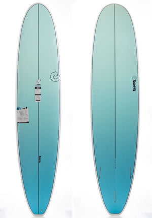 Torq 8'0 Long Light Blue Fade Longboard Surfboard - Rider Shack