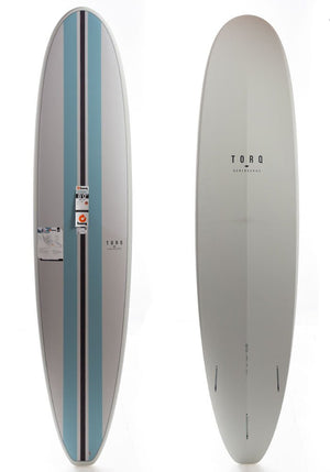 Torq 8'0 Pinline Blue Stripe Longboard Surfboard - Rider Shack