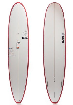Torq 8'0 Pinline Red Rail Longboard Surfboard - Rider Shack