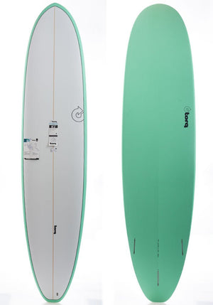 Torq 8'2 V+ Seagreen White Deck Surfboard - Rider Shack