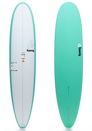 Torq 8'6 Longboard Pinline Seagreen Surfboard - Rider Shack