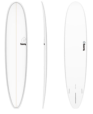 Torq 9'1 Longboard White Surfboard - Rider Shack