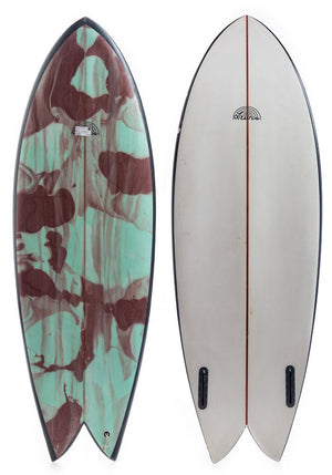 Used 5'6 Twin Fish Surfboard - Rider Shack