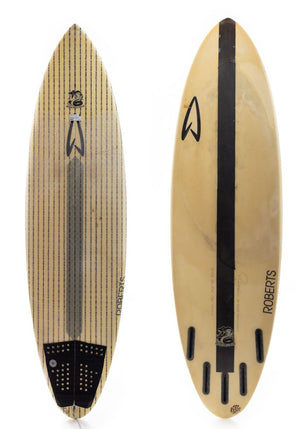 Used 6'2 Roberts Black Cobra Shortboard - Rider Shack
