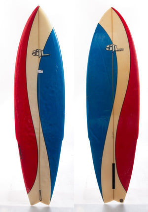 Used 6'8 STL Single Fin Surfboard Midleangth - Rider Shack