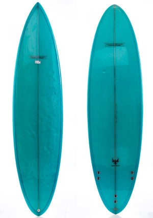 Used 7'2 Modern Black Hawk Midlength Surfboard - Rider Shack