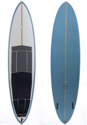 Used 7'4 Aloha Twin Pin Mid Length Surfboard - Rider Shack