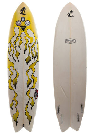 Used Barahona 7'2" fish surfboard - Rider Shack